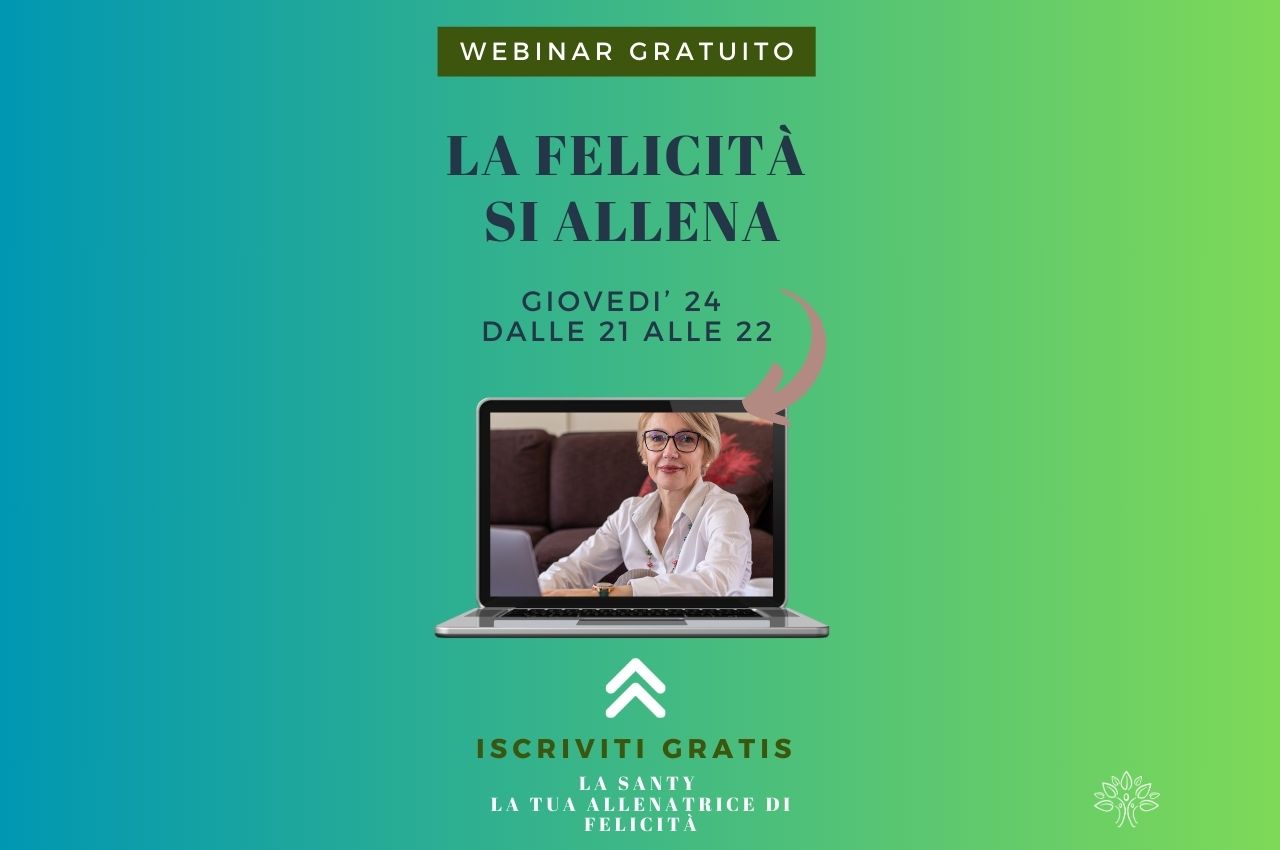 webinar gratuito la felicita si allena piccoli passi per prendersi cura di se ogni giorno